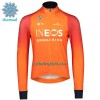 Cykeltrøje Langærmet Vinter 2022 INEOS Grenadiers Orange
